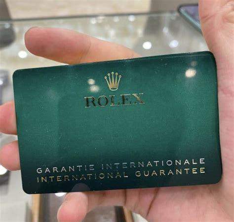 card garanzia rolex|rolex international warranty.